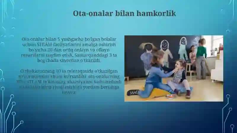 Maktabgacha yoshdegi bolalarni STEAM gajalb etish 3