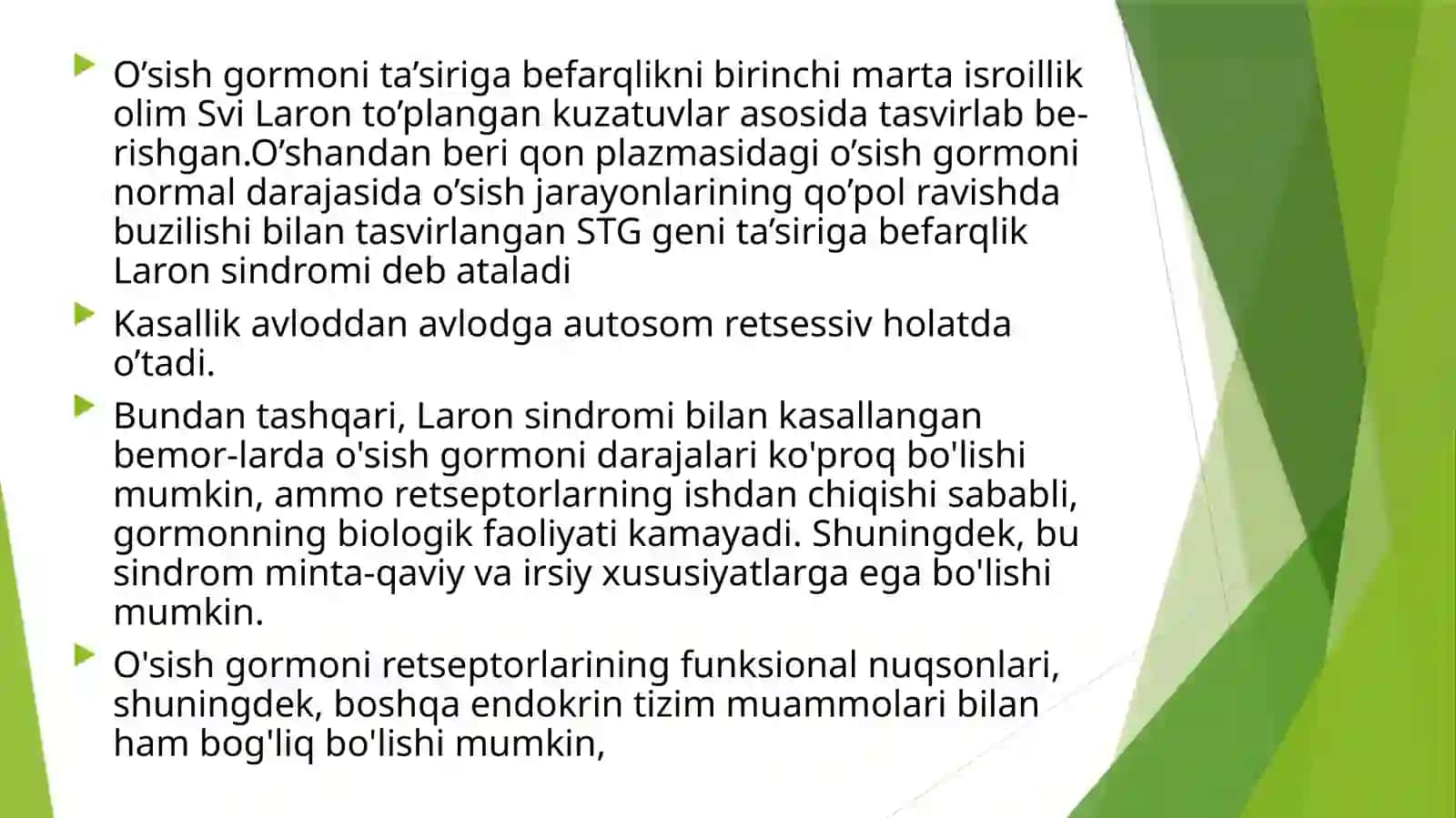 Laron sindromi 3