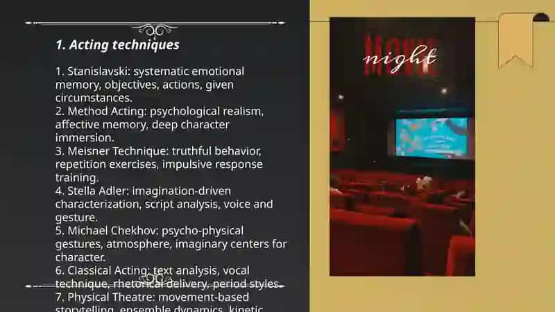Theatre and cinema 3