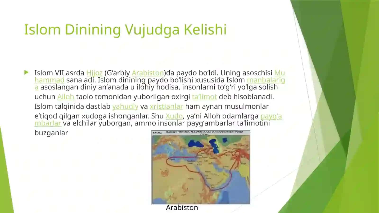 Islom Dinining Vujudga Kelishi 3