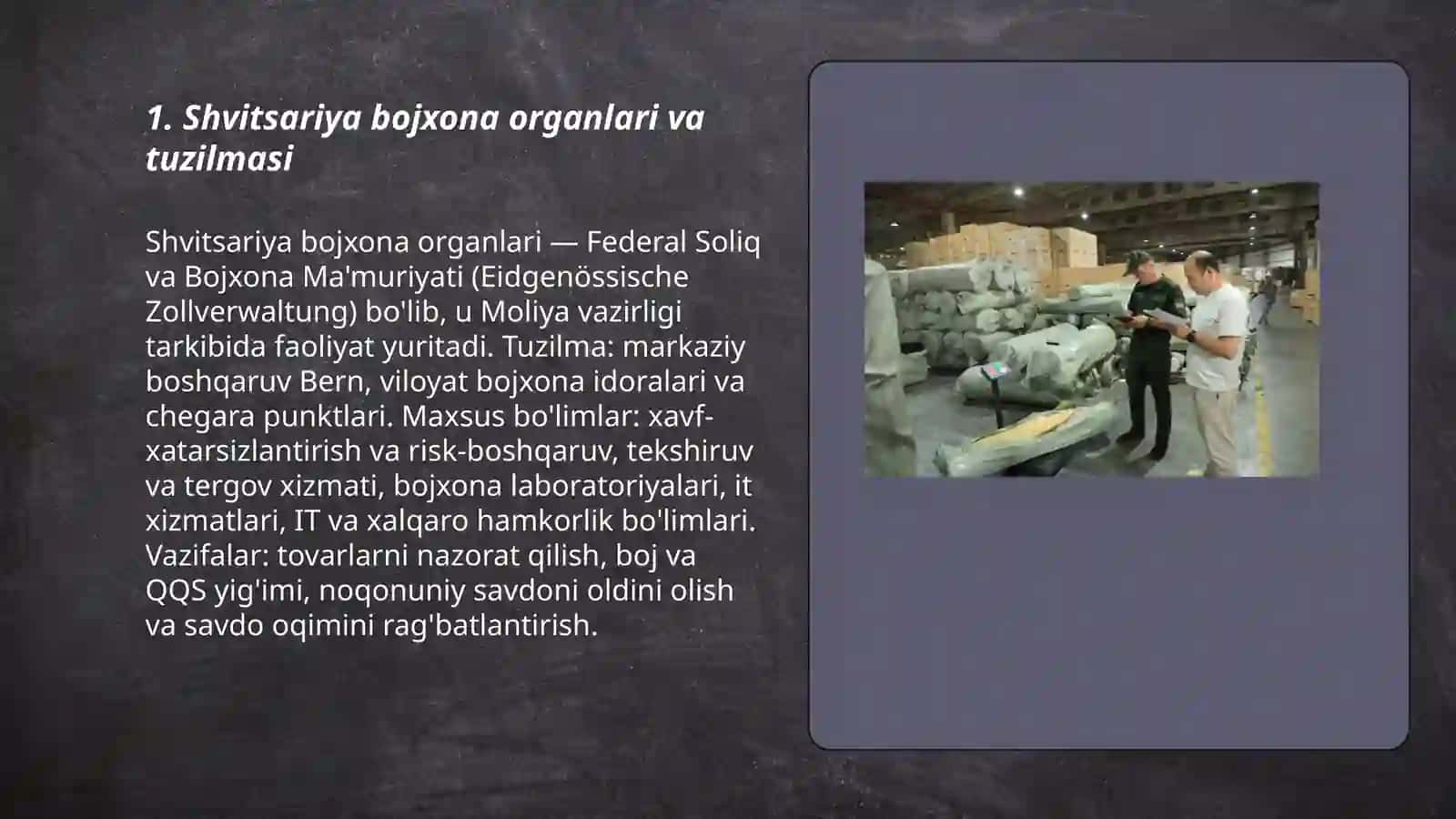 Shvitsariya bojxona tizimi 3