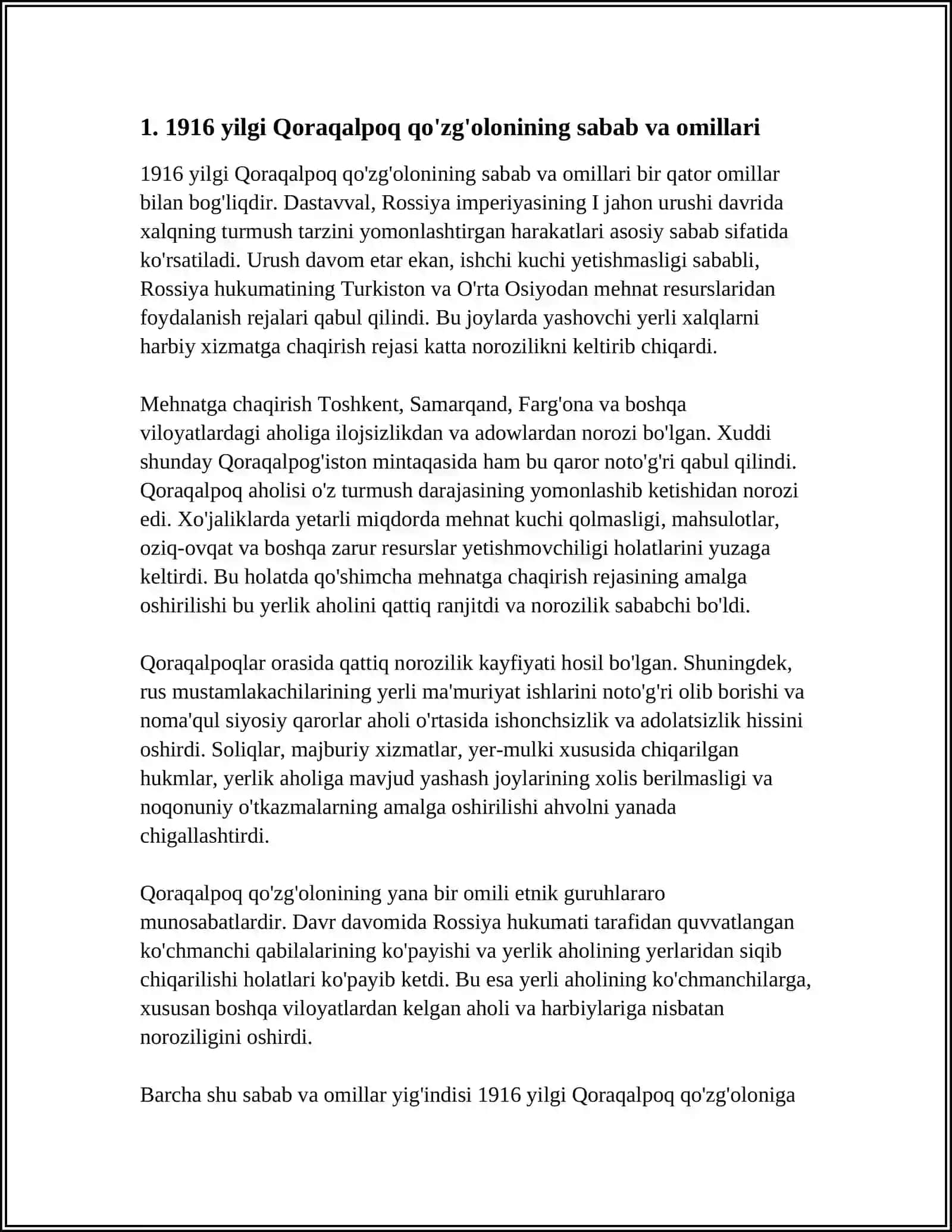 1916-1924-YILLARDA QORAQALPOQLARNING ISTILOCHILARGA QARSHI HARAKATLARI 3