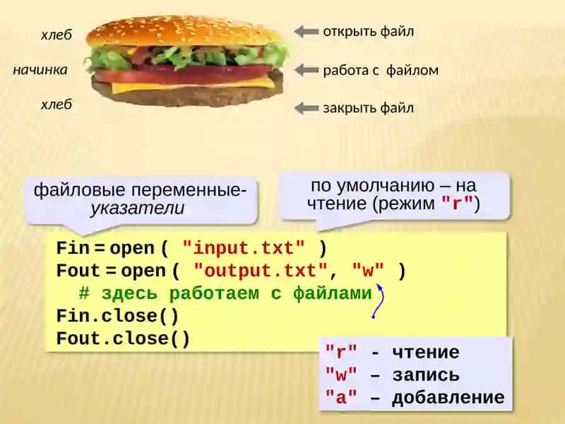 Работа с файлами в Phyton 3
