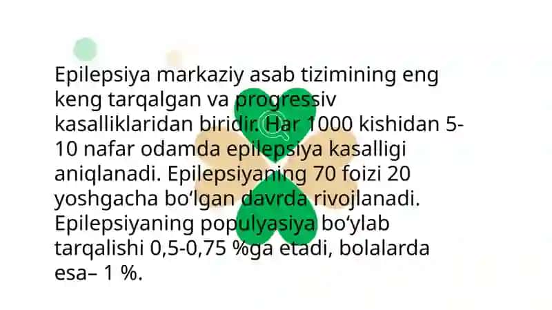 Epilepsiyaga qarshi dori vositalar 3