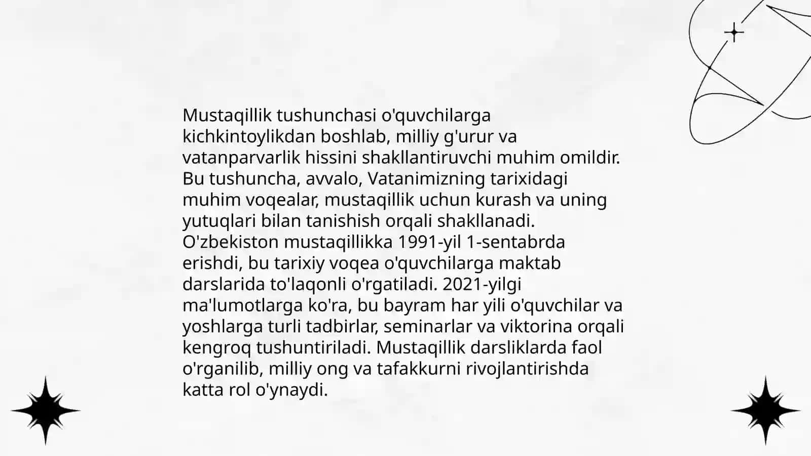 O'quvchilarda mustaqillikni shakllantirish tarbiya jarayoni samaradorligi omili sifatida 3