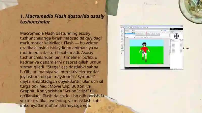 Macromedia Flash muhitida interfaol animatsiyalar yaratish 3