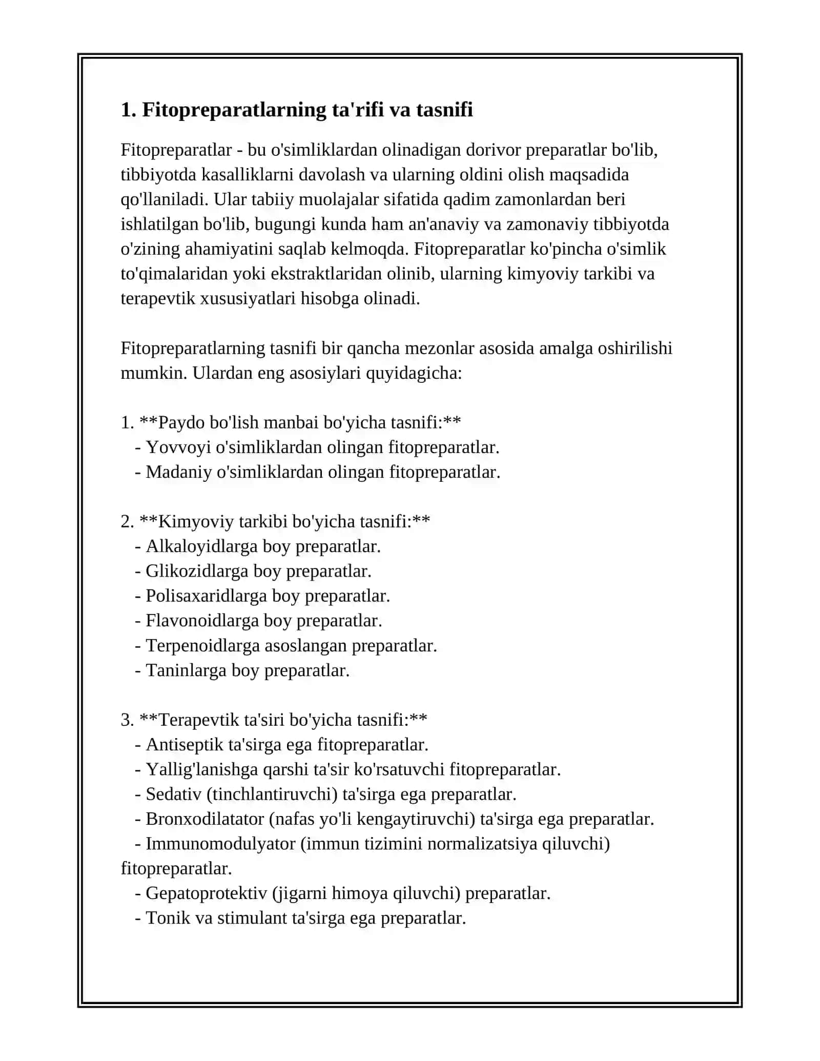 FITOPREPARATLAR VA ULARNING QO’LLANILISHI 3