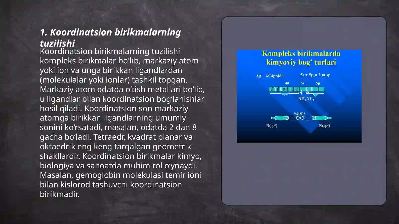 Kompleks birikmalar kimyosi 3