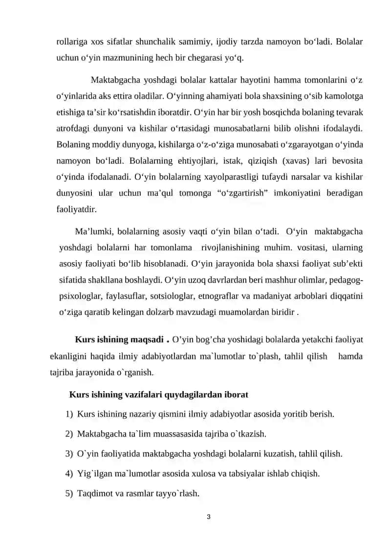 O'YIN BOG'CHA YOSHIDA YETAKCHI FAOLIYAT SIFATIDA 3
