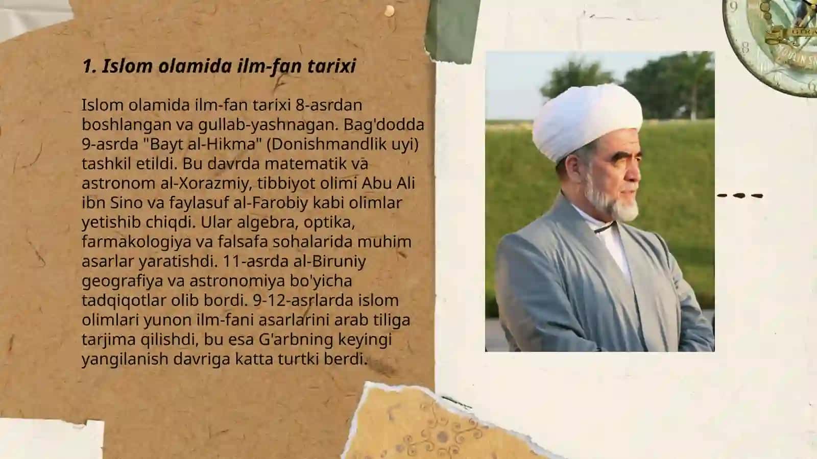 Islom olamida ilm-fan tarixi 3