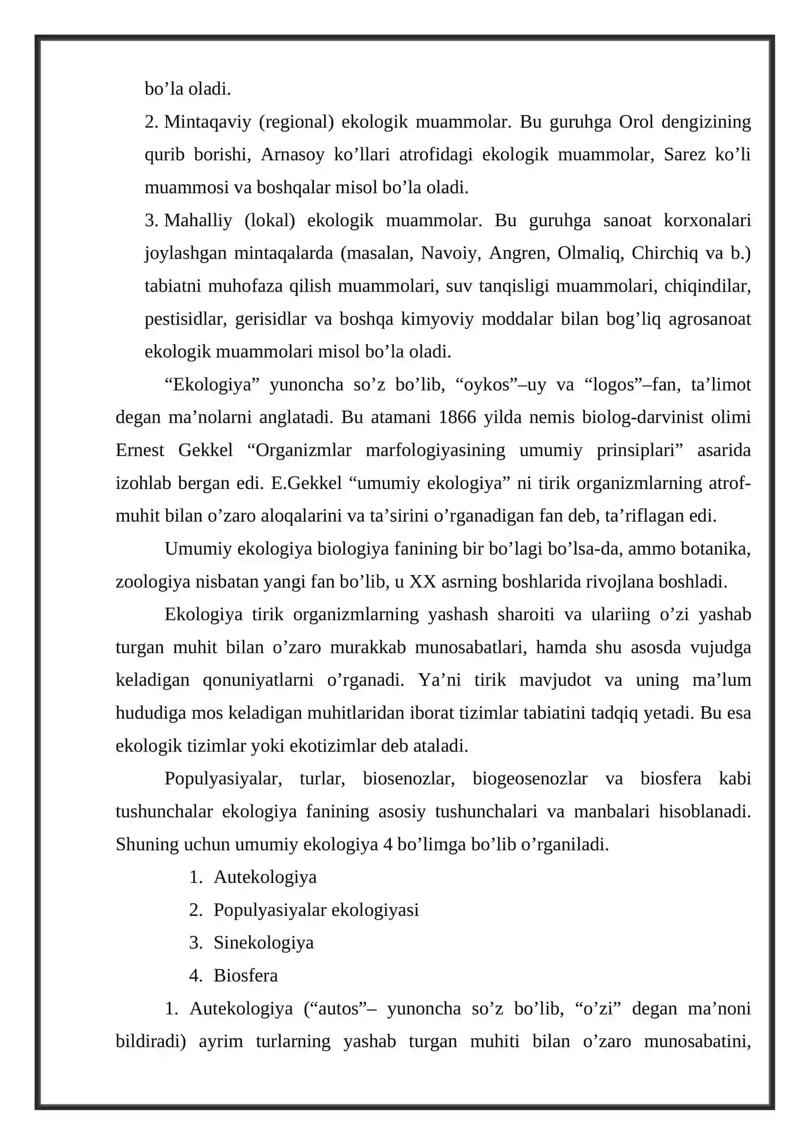 Ekologiya muammolari 3