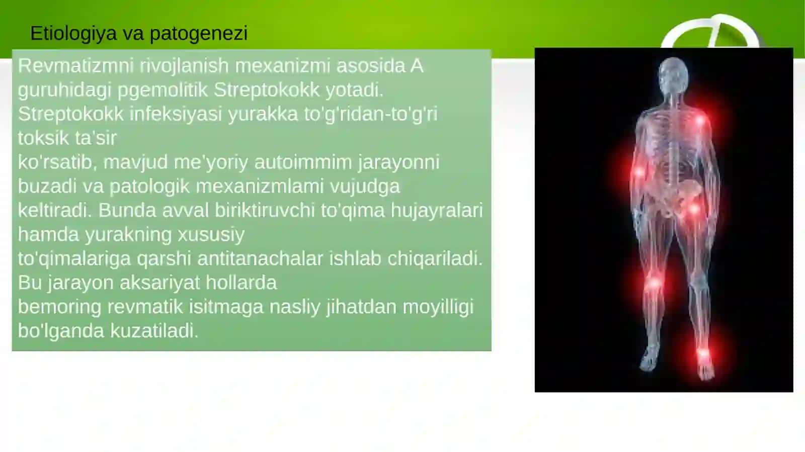 Revmatizm va revmatoidli artrit Kasalliklarining Diagnostik Mezonlari 3