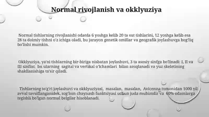 Tishlarning rentgen anatomiyasi 3