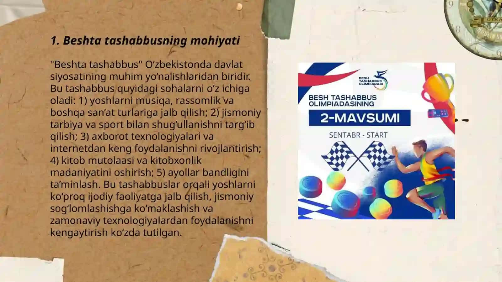 Beshta tashabbus va uning yuksak maʼnaviy madaniyatini taʼminlashdagi oʻrni 3