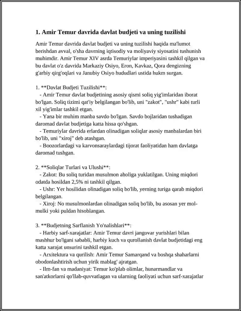 AMIR TEMUR DAVRIDA MOLIVAVIY SIYOSAT 3