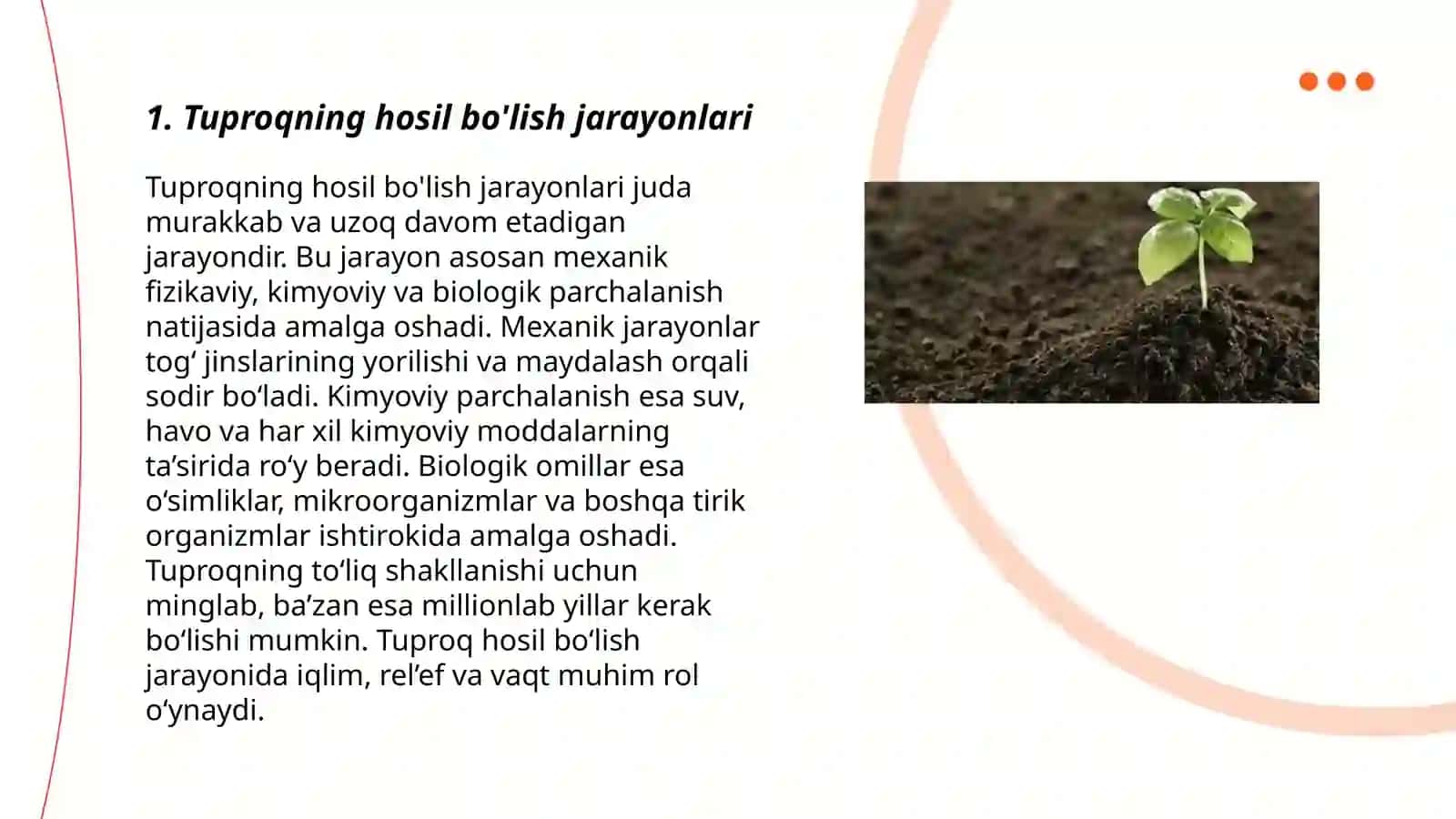 Tuproqlarning tarqalishi 3