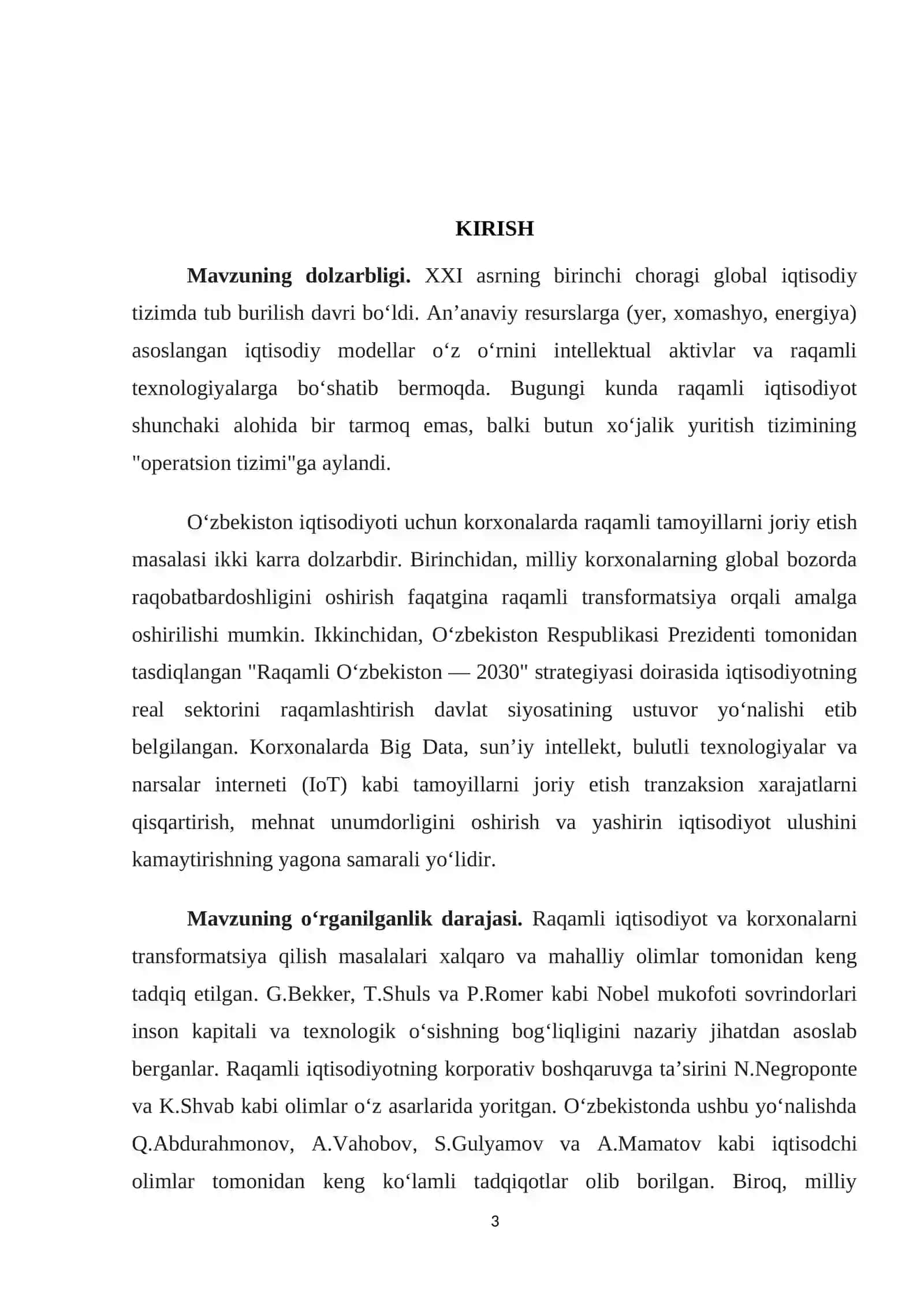 KORXONALARDA RAQAMLI IQTISODIYOTNI RIVOJLANTIRISHNING ISTIQBOLLI YO‘NALISHLARI VA YECHIMLARI 3