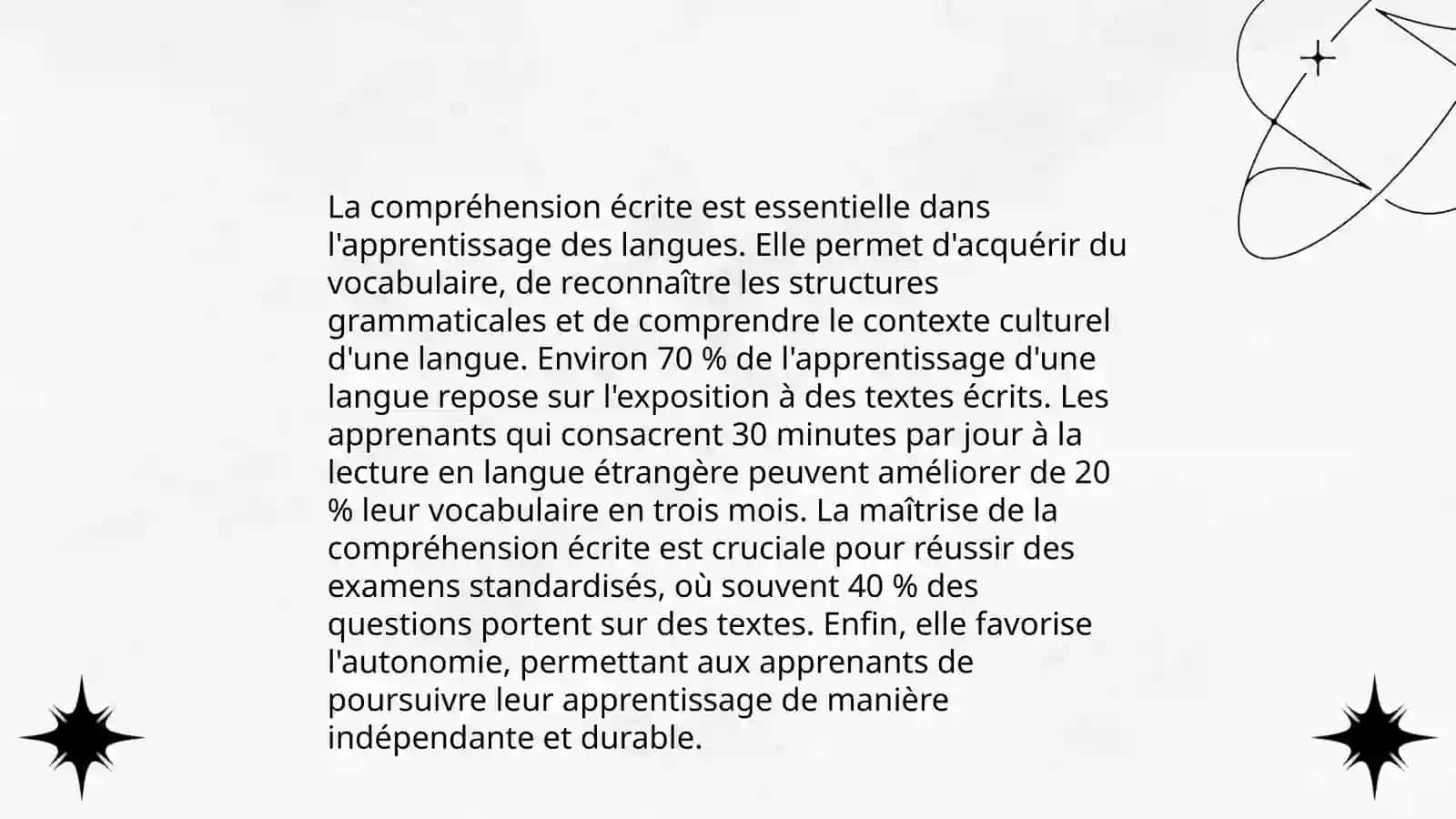 Comprehension ecrite comme le moyen et le but de l’enseignement 3