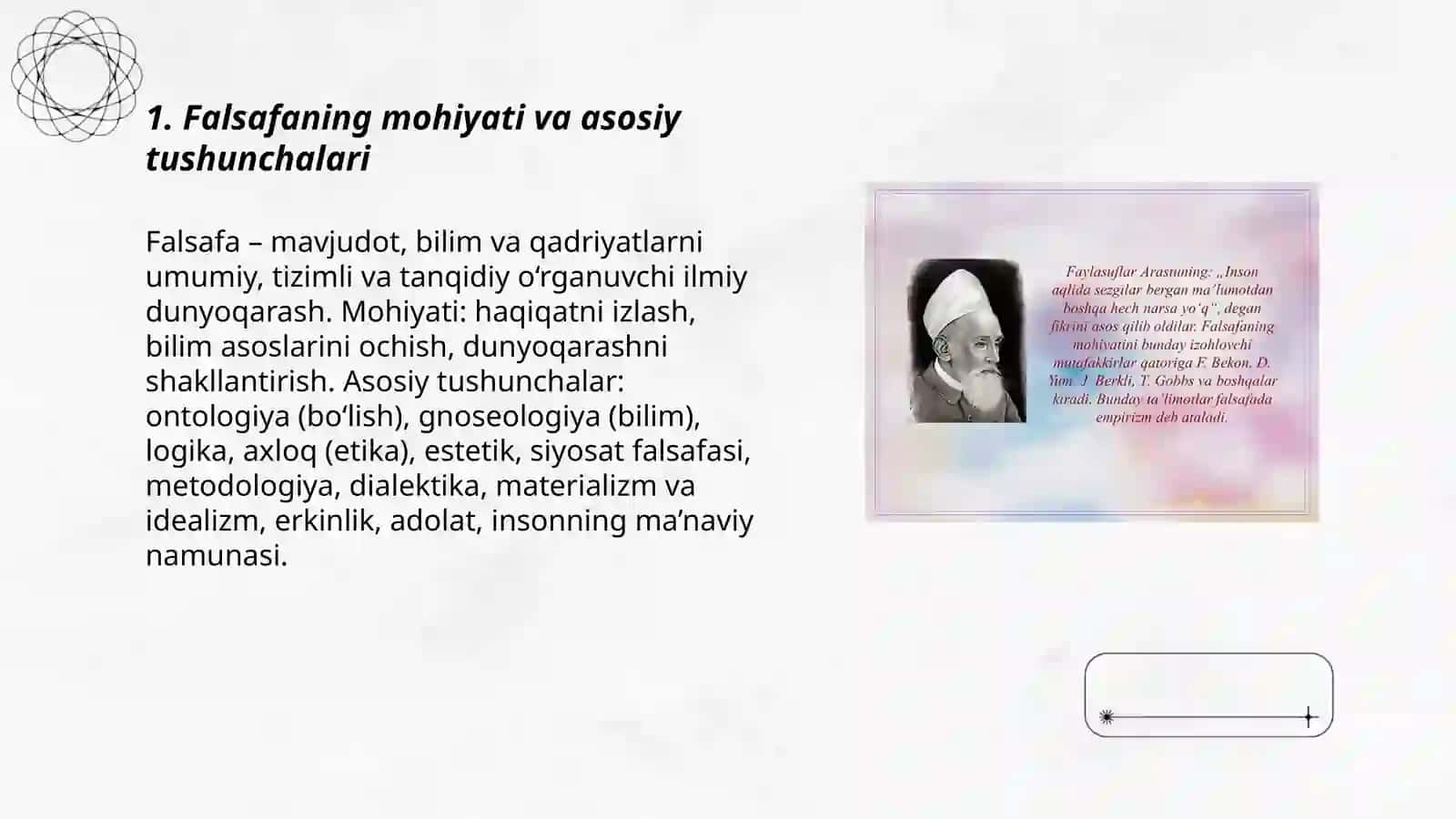 Falsafaning mohiyati va jamiyat taraqqiyotidagi roli 3