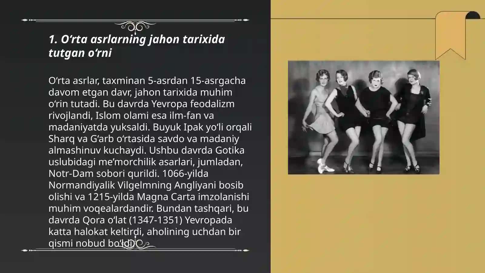 O‘rta Asrlar Davri Tarixi Ekspanatlari 3