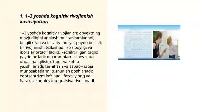 1-3 yosh psihik rivojlanish xususiyatlari 3