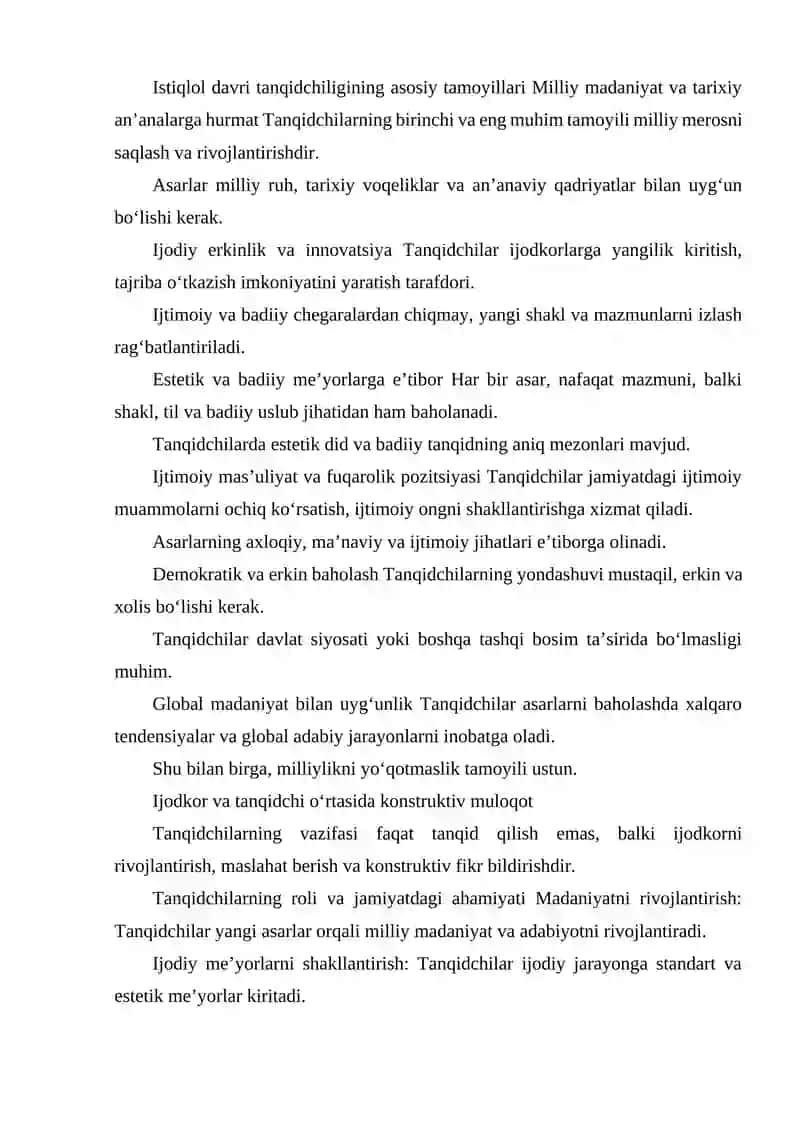 ISTIQLOL DAVRI TANQIDCHILIGINING ASOSIY TAMOYILLARI 3