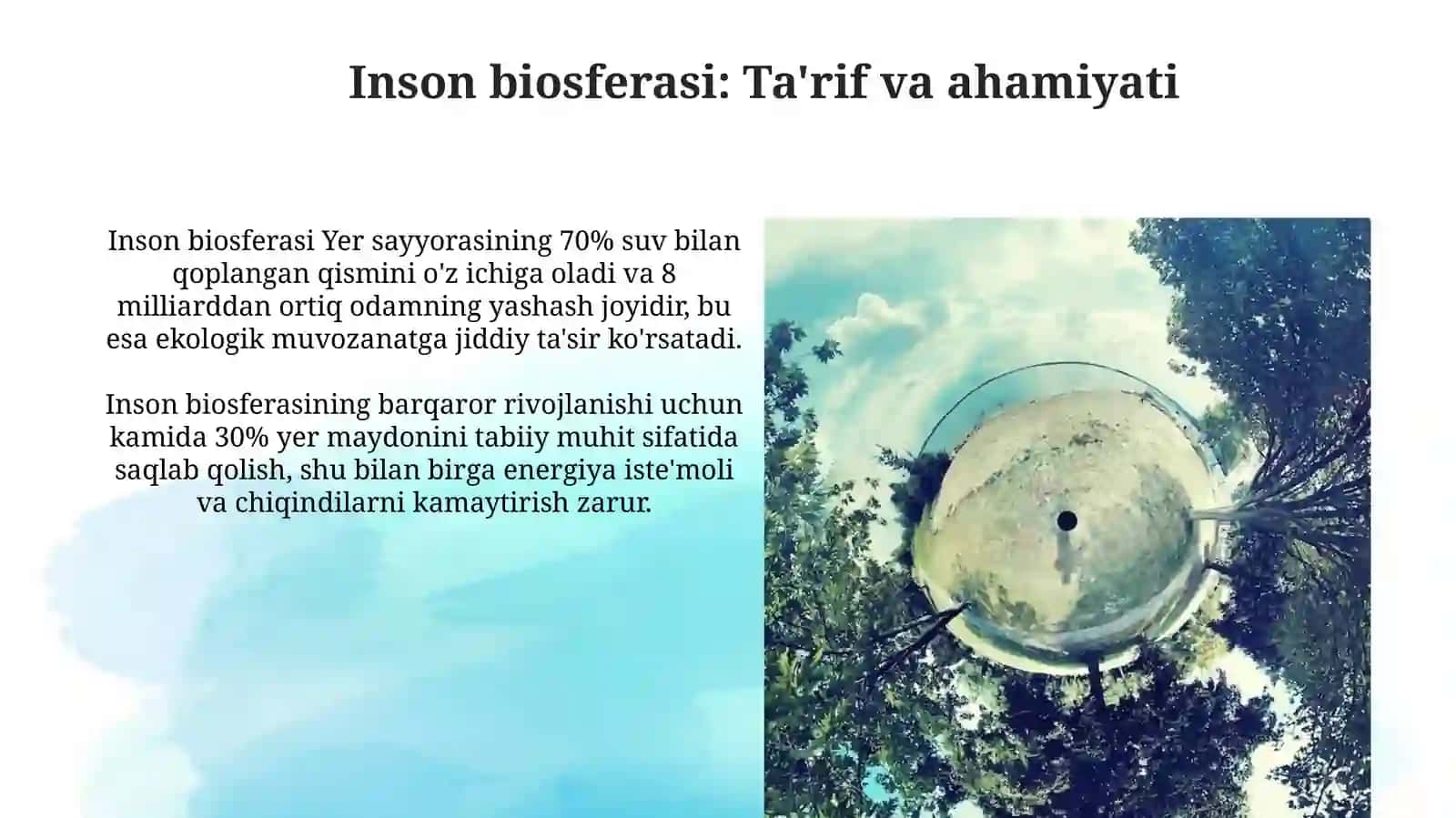 Inson biosferasi 3