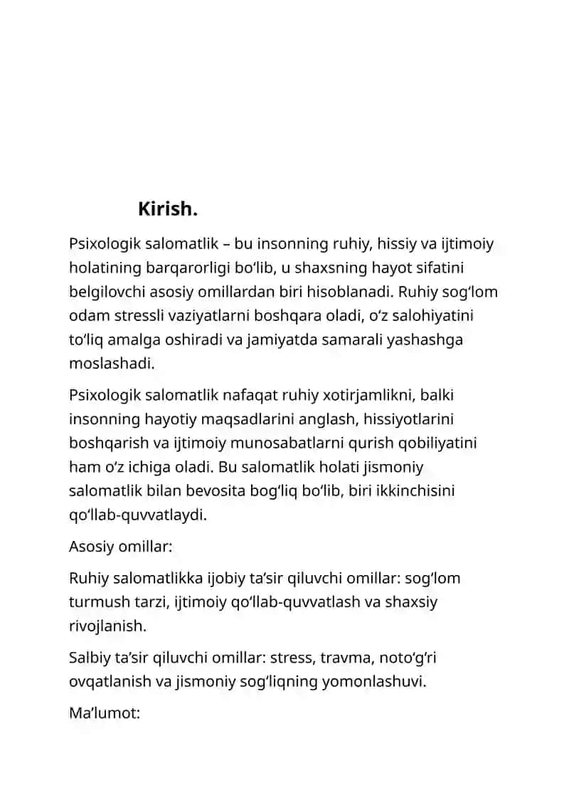 Psixologik salomatlik mezonlari 3