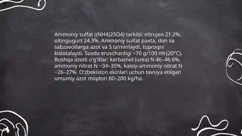 Ammoniy sulfat 3