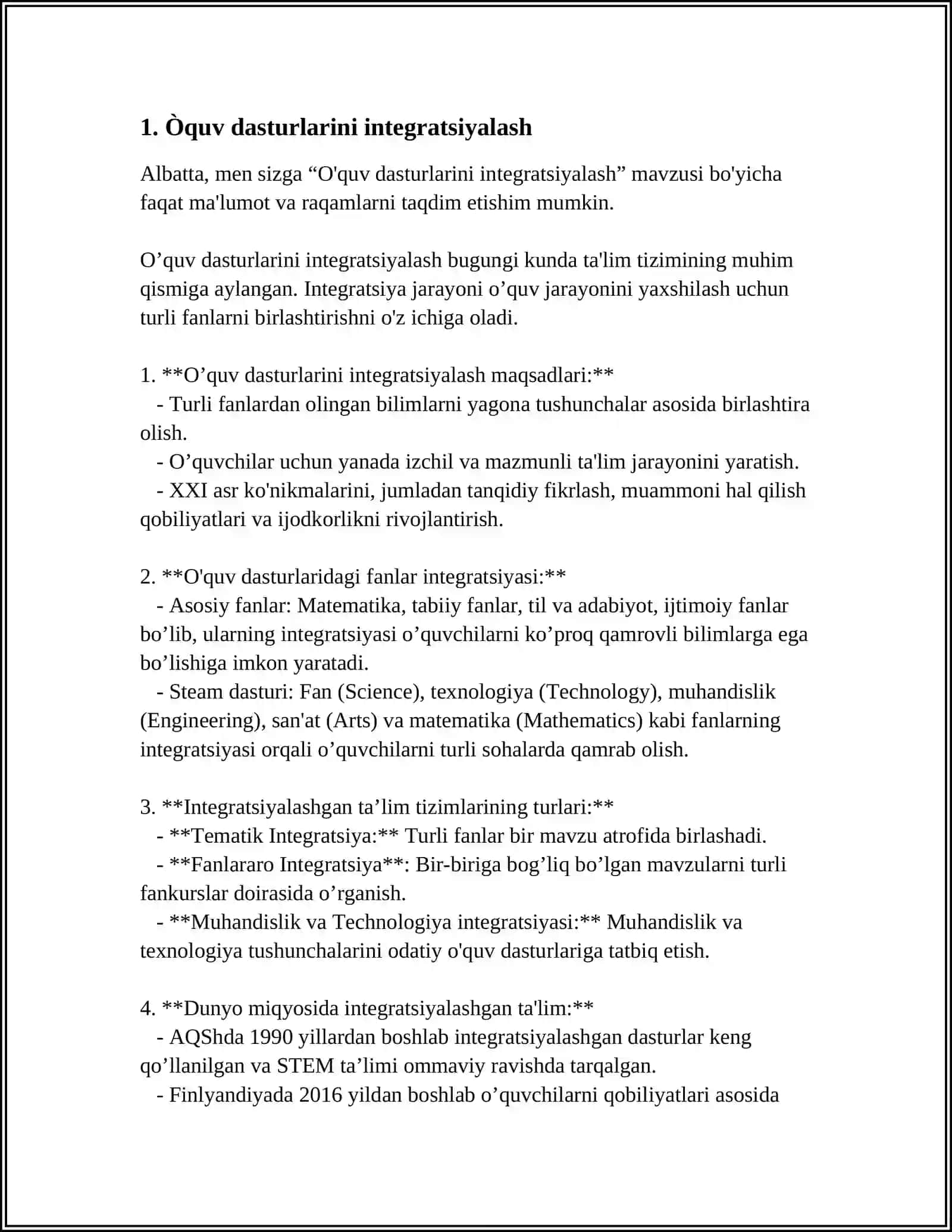 MUSTAQIL ISH Mavzu: ÒLCHASHLARNING YAGONA BIRLILIGINI TAMINLASH TIZIMI MAVZUSIDA 3