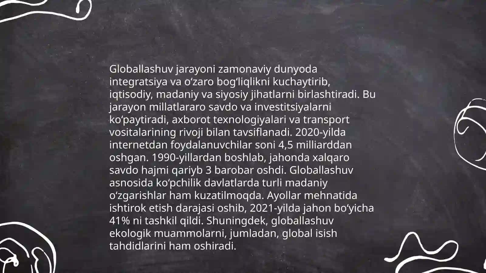 Globallashuv globalistika va barqaror taraqqiyot jarayonining mohiyarti 3