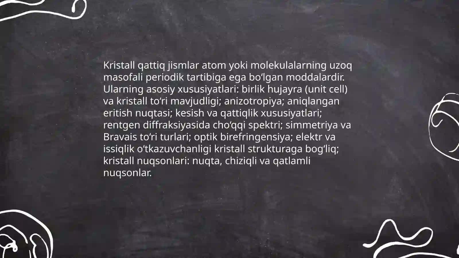 Kristall qattiq jismlar 3