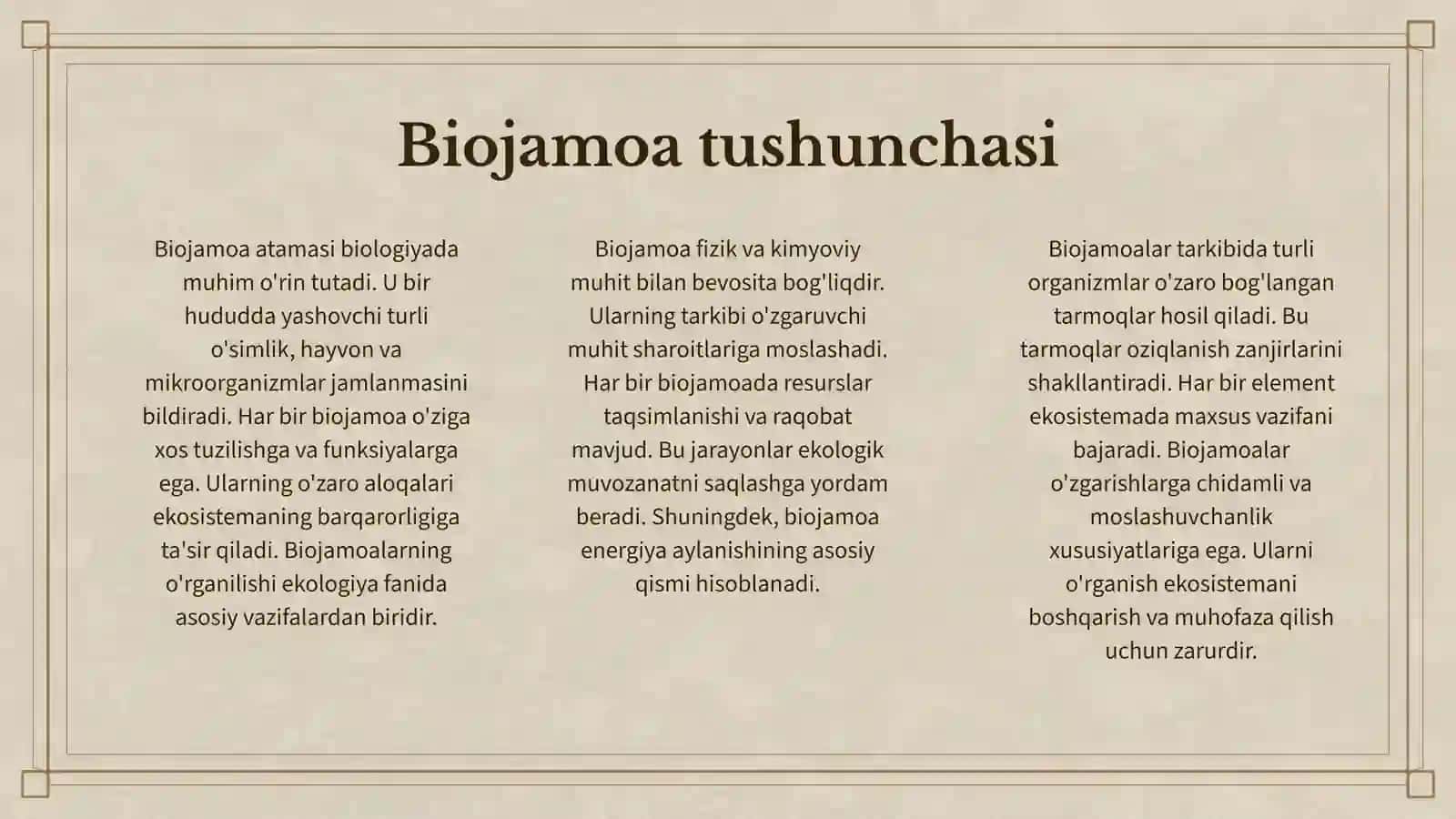 JAMOALAR HAQIDA TUSHUNCHA VA ULARNING BIOEKOLOGIYASI 3