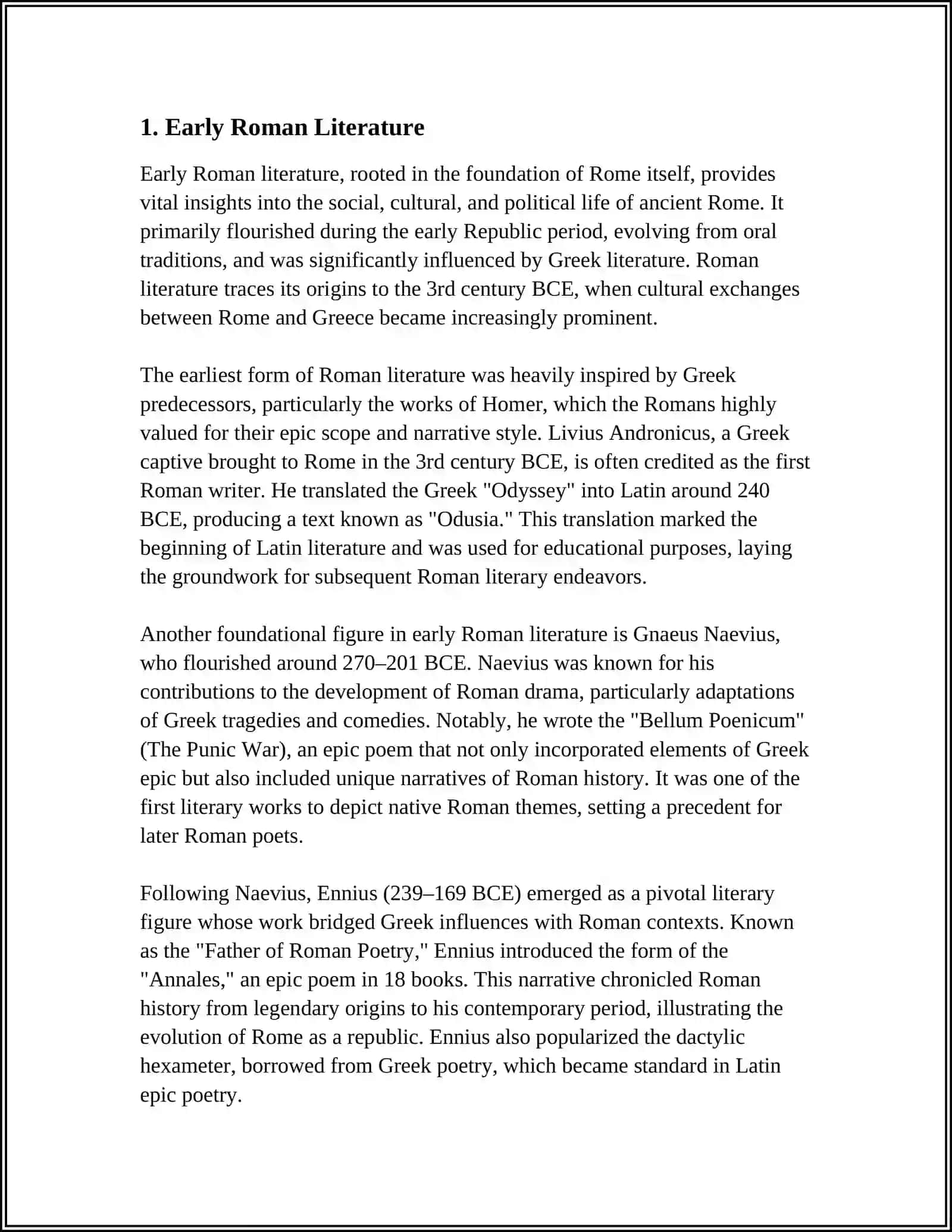 ROMAN LITERATURE 3