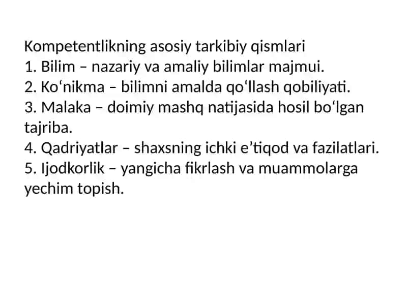 Pedagogik kompetentlikda metodologik yondashuv 3