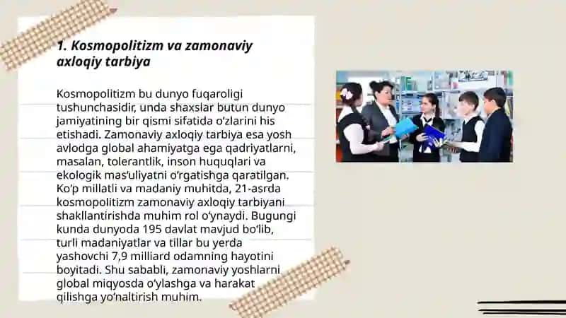 Zamonaviy axloqiy tarbiyada kosmopolitizimga moyillik 3
