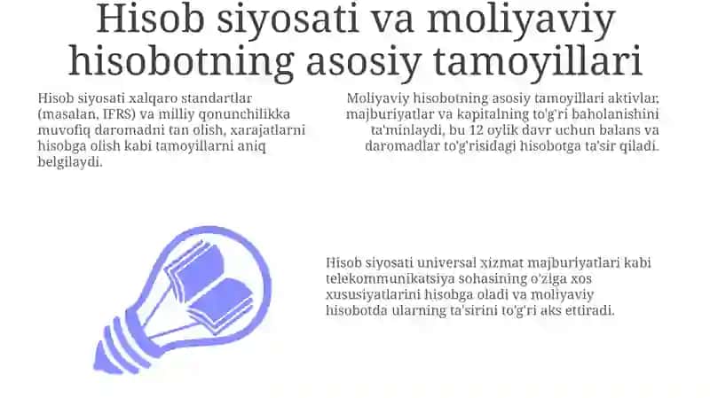 Hisob siyosati va moliyaviy hisobot 3