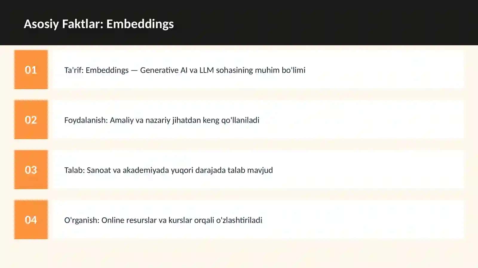 Embeddings 3