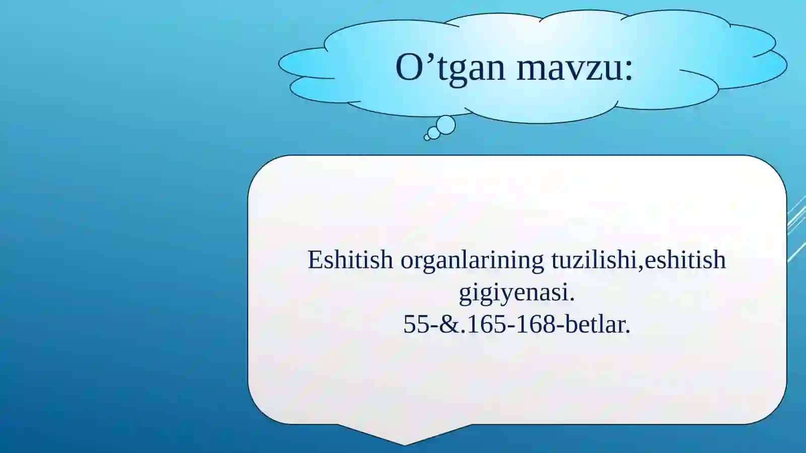 "Muvozanatsaqlash, muskulsezish va tuyg’u organlari" Darstaqdimoti 3