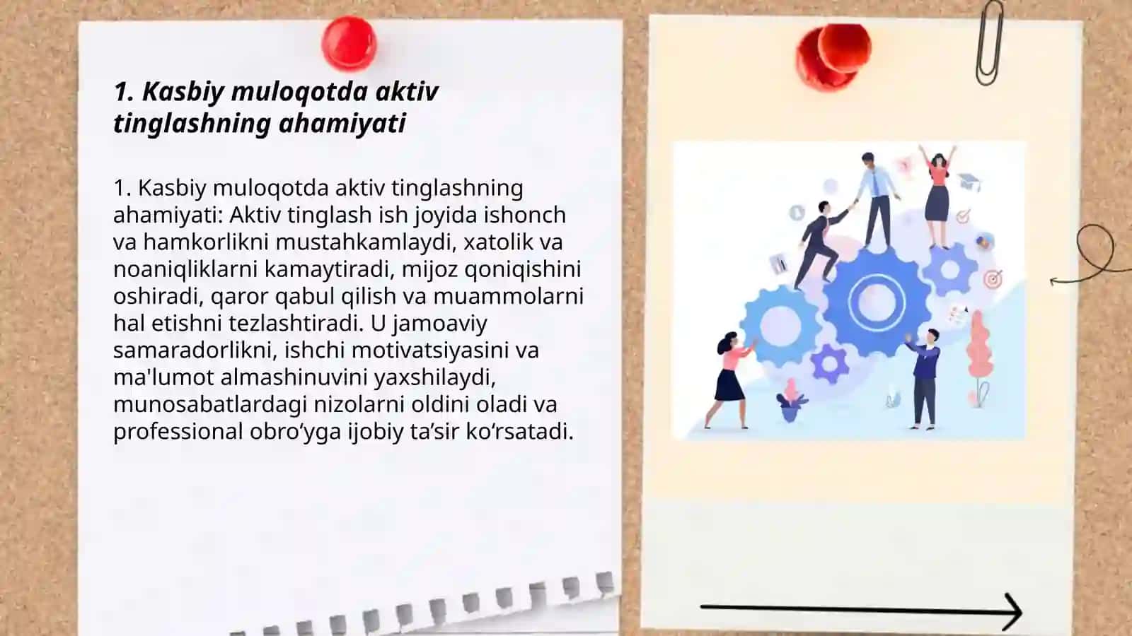 Kasbiy muloqotda tinglash koʻnikmalarini rivojlantirish 3