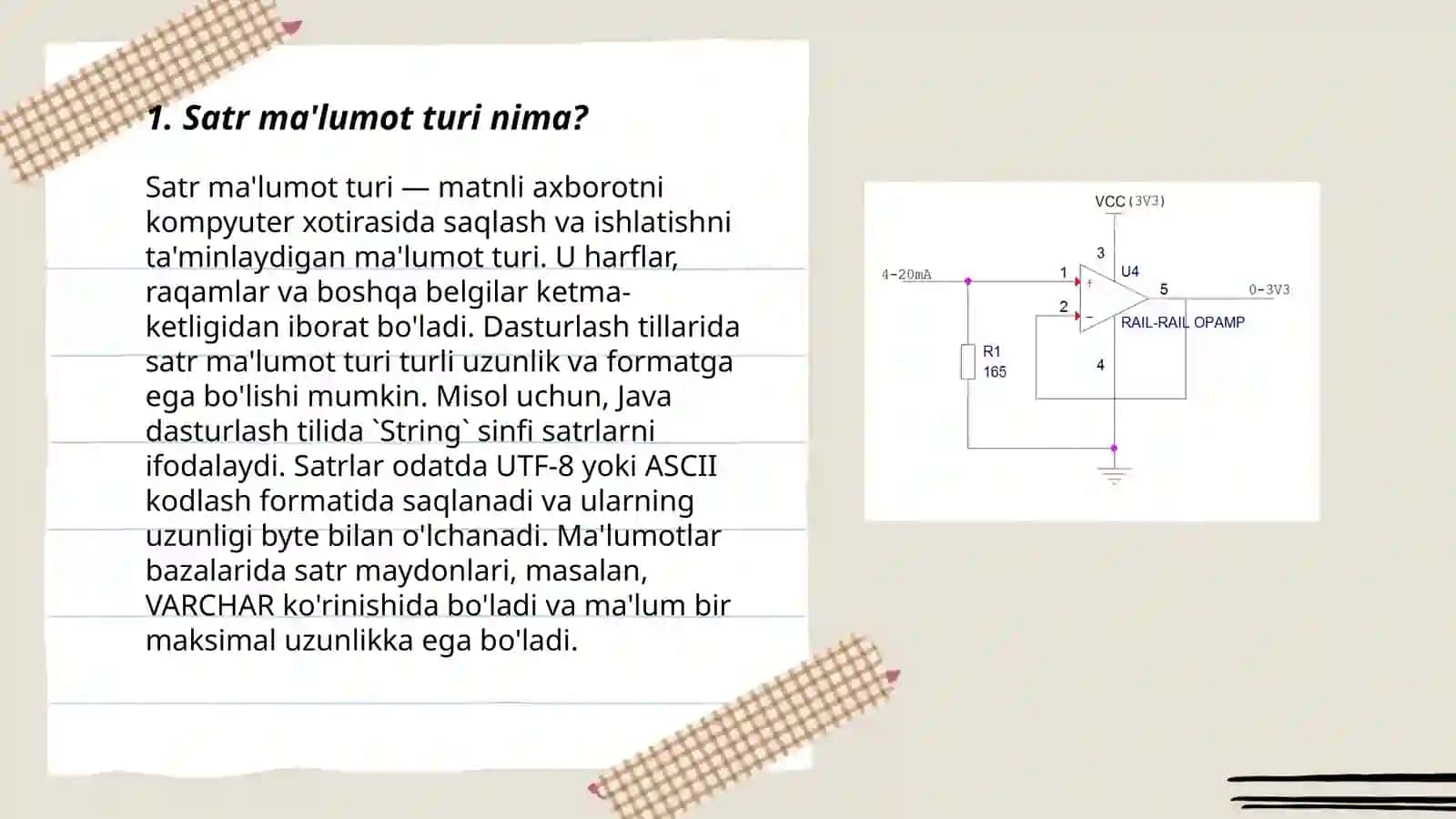 Python dasturlash tilida satr( string) maʼlumot turi va uning metodlari 3