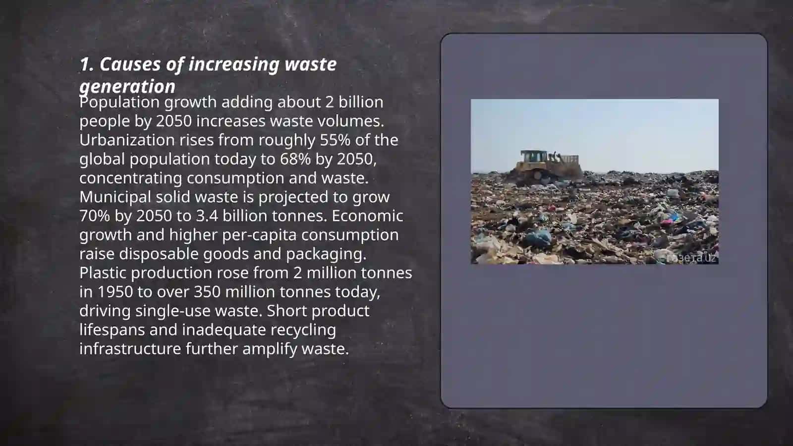 Causes of Increasing Waste Generation 3