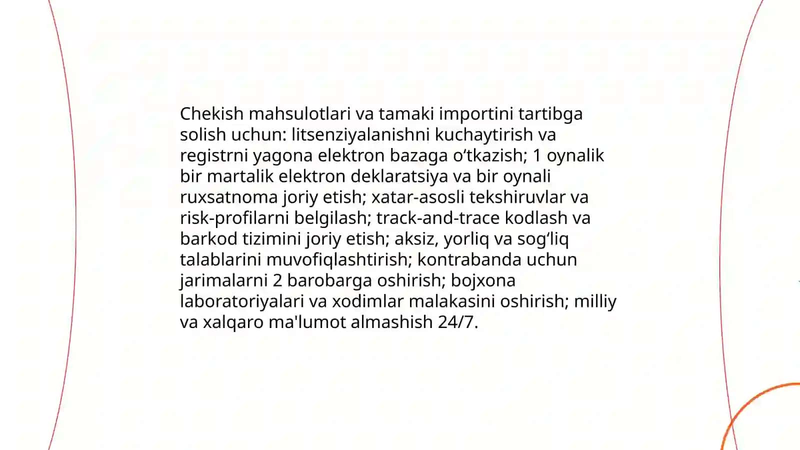 Tovarlar bojxona chegarasi orqali olib o'tish tartibi 3