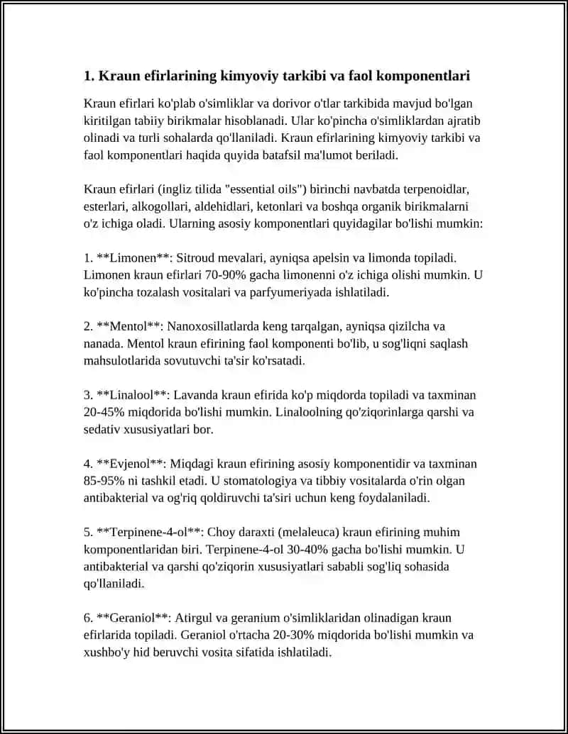 KRAUN EFIRLARI DORIVOR MODDA SIFATIDA 3