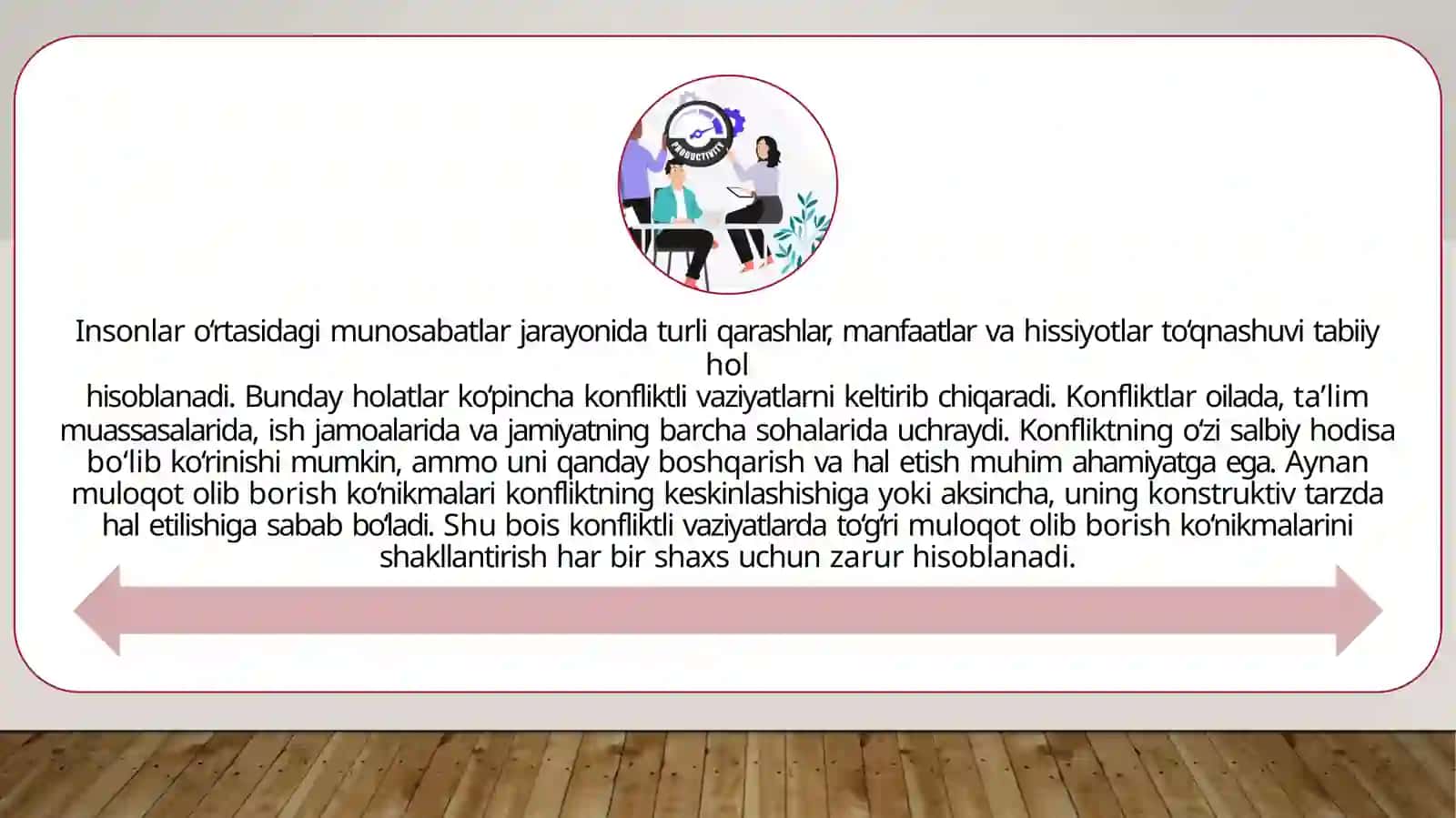 KONFLIKTLI VAZIYATLARDA MULOQOT OLIB BORISH KO‘NIKMALARI 3