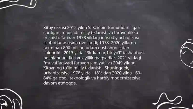 Xitoy orzusi 3