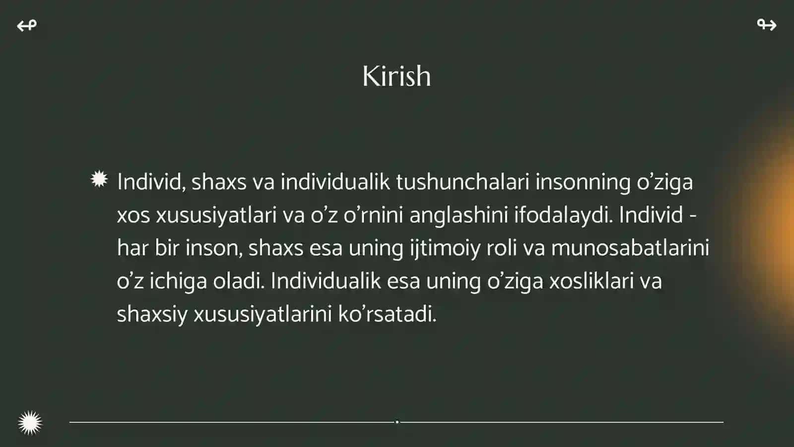 Individ, Shaxs, Individualik Tushunchalari 3