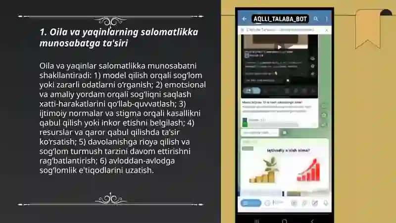 Salomatlik va kasalikka munosabatning ijtimoiy psixologik omillari 3