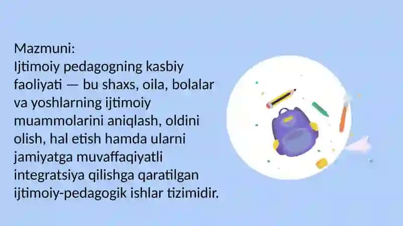Ijtimoiy pedagogning kasbiy faoliyati 3