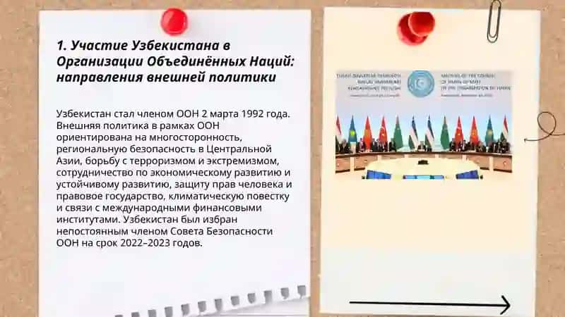 Узбекистан как член международных организаций 3